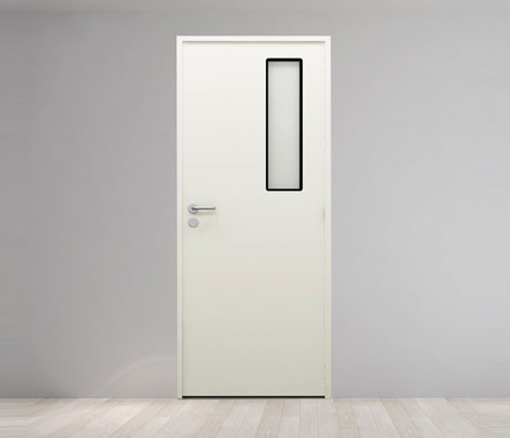 clean room powder coated steel door for sale