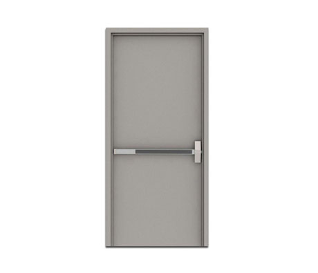 grey single fire door